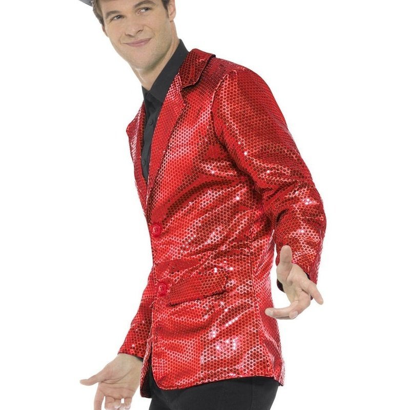 Sequin Jacket, Red - Jokers Costume Mega Store