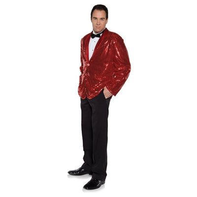 Sequin Jacket Red (Uw) - Jokers Costume Mega Store
