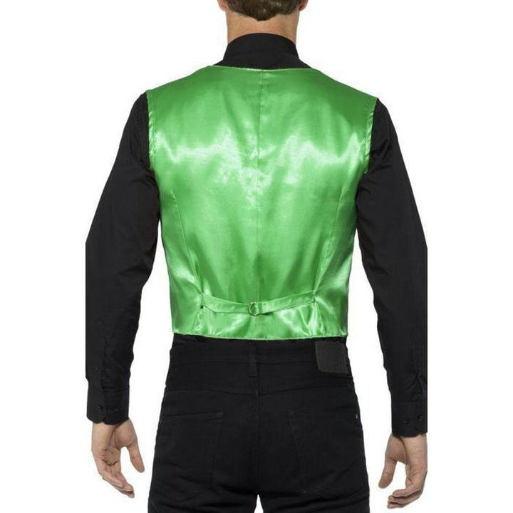 Sequin Waistcoat, Green - Jokers Costume Mega Store
