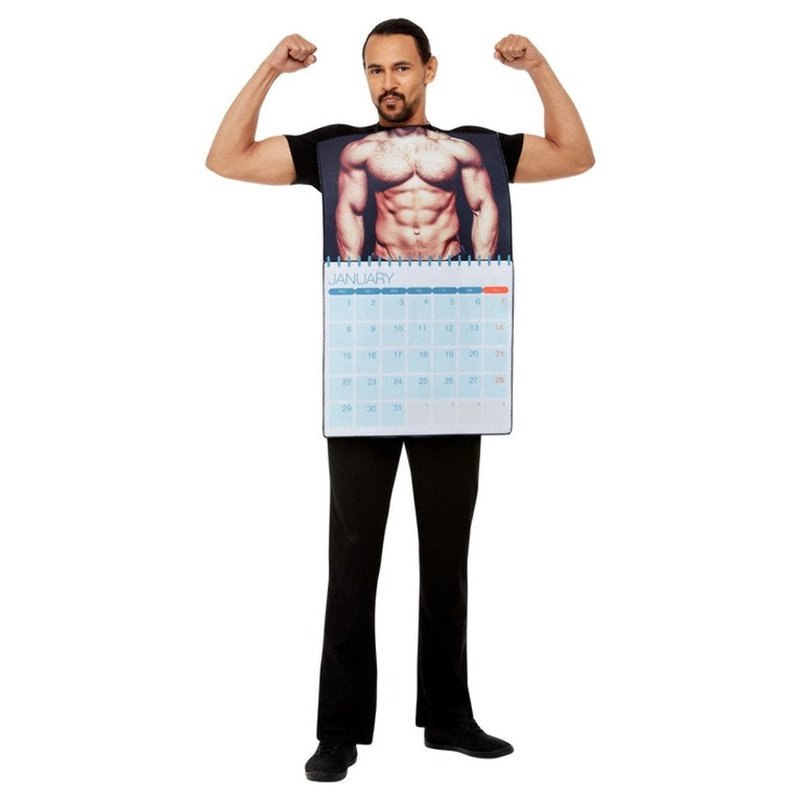 Sexy Calendar Costume, Multicoloured - Jokers Costume Mega Store
