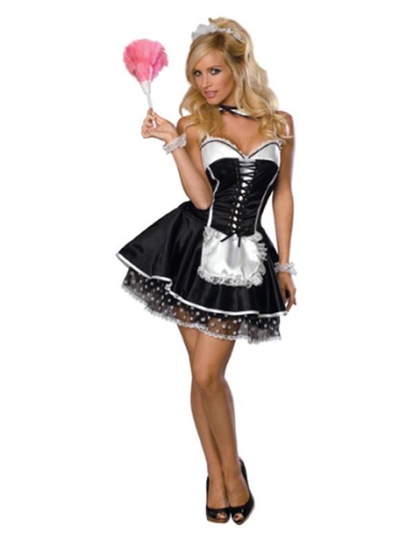 Sexy Maid Secret Wishes Costume Size S - Jokers Costume Mega Store