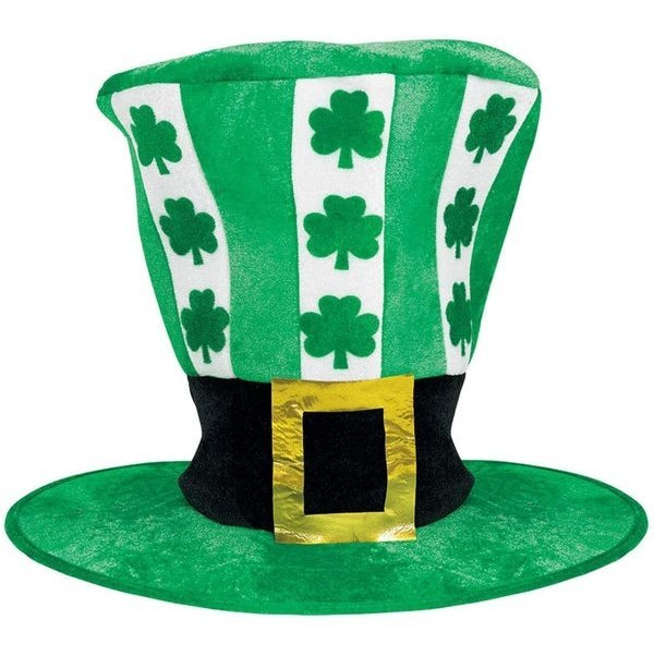 Shamrocks Oversized Fabric Hat - Jokers Costume Mega Store