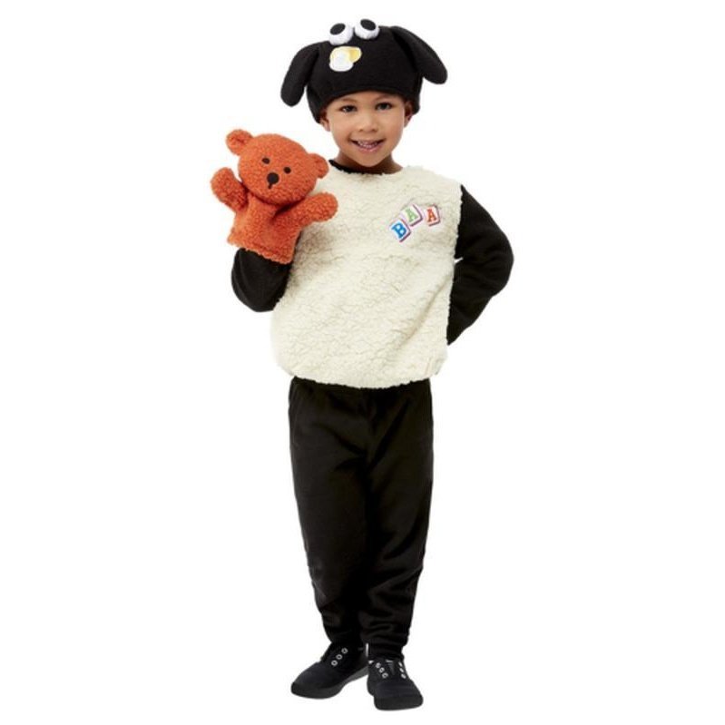 Shaun The Sheep Timmy Costume, White, Child - Jokers Costume Mega Store