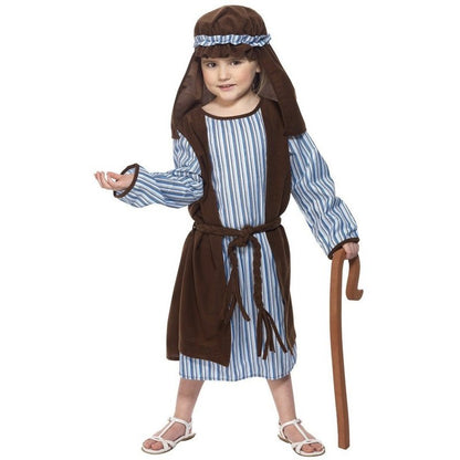 Shepherd Costume, Blue And Brown - Jokers Costume Mega Store