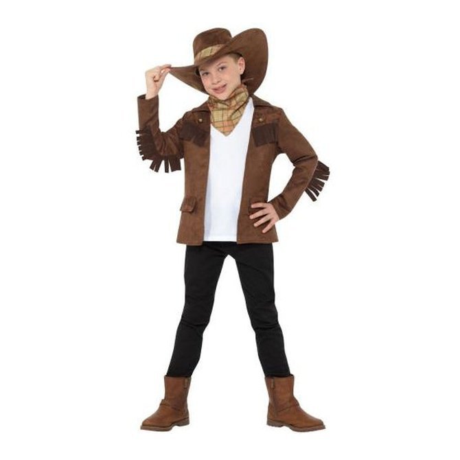 Sheriff Boy Costume, Brown - Jokers Costume Mega Store