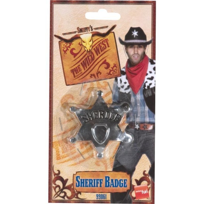 Sheriff Star Badge - Jokers Costume Mega Store