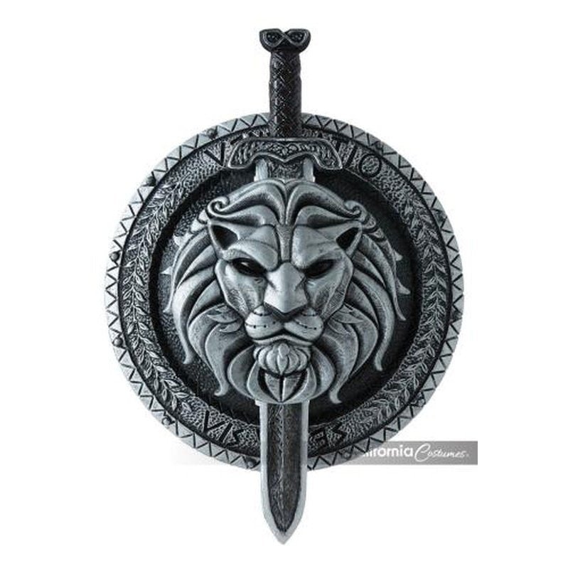 Shield Of Thrones Shield & Sword 18" - Jokers Costume Mega Store