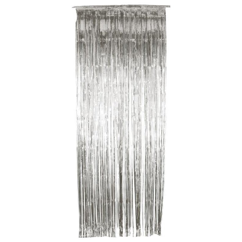 Shimmer Curtain, Silver - Jokers Costume Mega Store