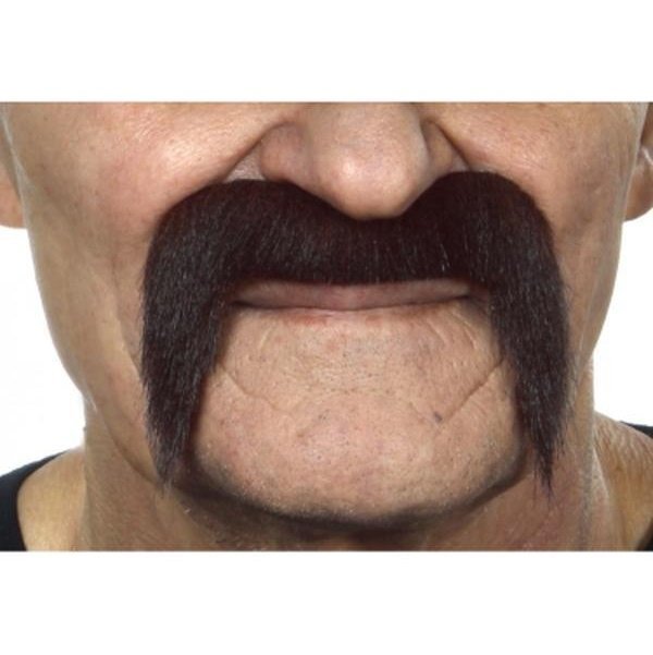 Shinny Black Walrus Moustache - Jokers Costume Mega Store
