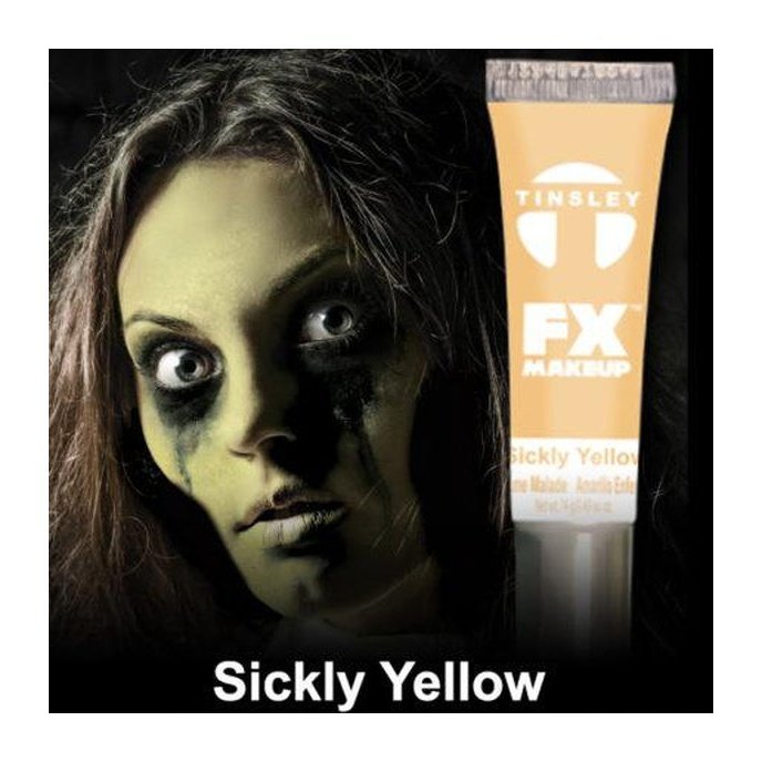 Sickly Yellow – Fx Makeup Singles - Jokers Costume Mega Store