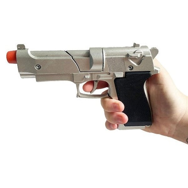 Silver Cap Gun – 17cm - Jokers Costume Mega Store