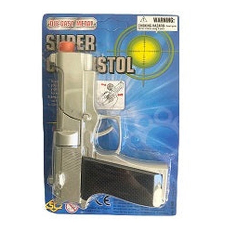 Silver Cap Gun – 17cm - Jokers Costume Mega Store