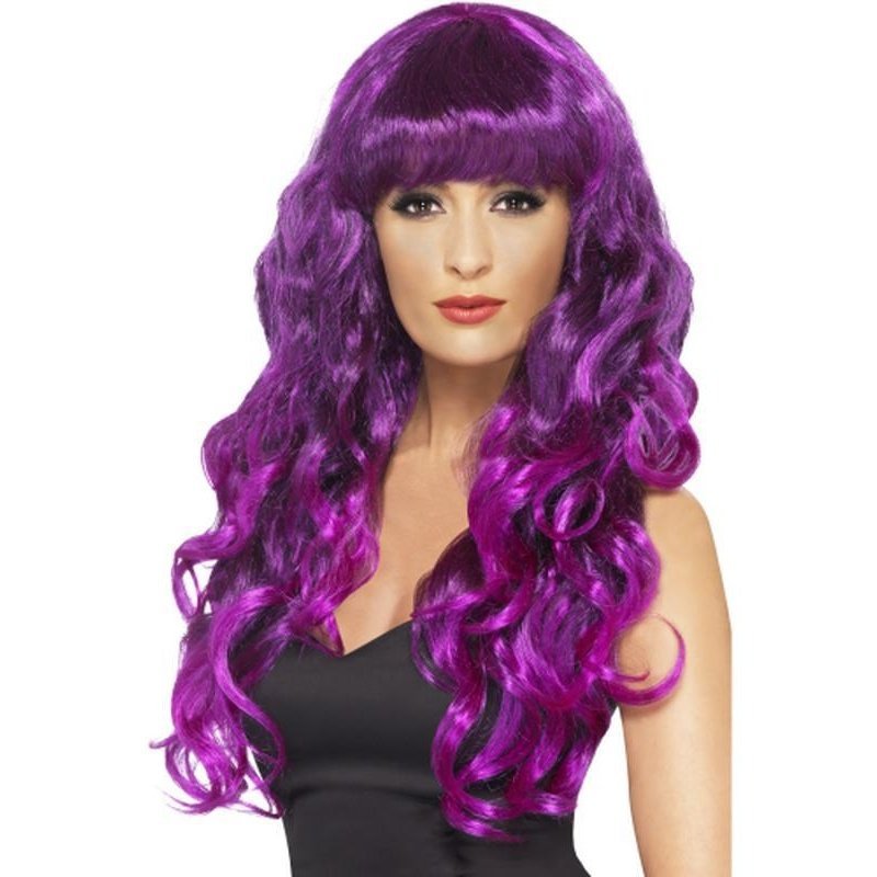 Siren Wig - Purple, Long - Jokers Costume Mega Store
