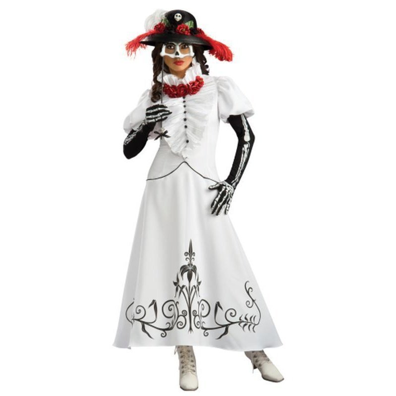 Skeleton Bride Collector's Edition Size L - Jokers Costume Mega Store