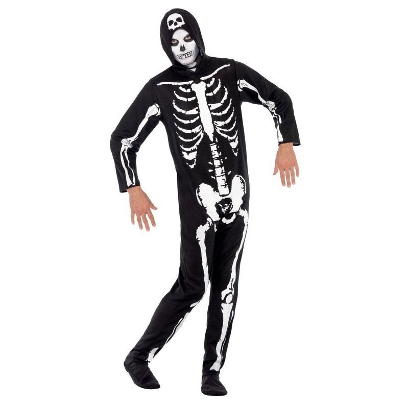Skeleton Costume, All In One - Jokers Costume Mega Store