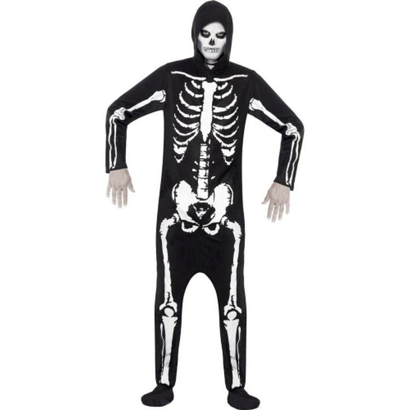 Skeleton Costume, All In One - Jokers Costume Mega Store