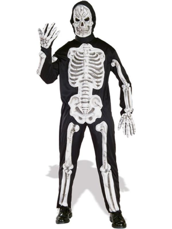 Skeleton Costume Size L - Jokers Costume Mega Store