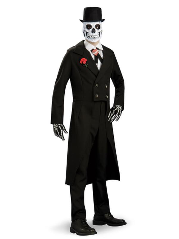 Skeleton Groom Collector's Edition Size Xl - Jokers Costume Mega Store