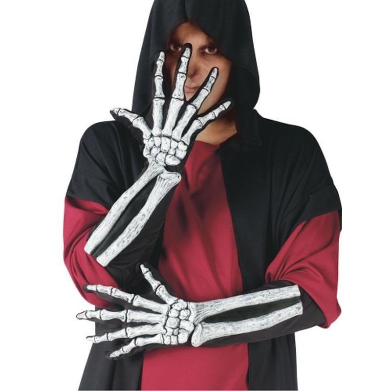 Skeleton Hands Glove - Jokers Costume Mega Store