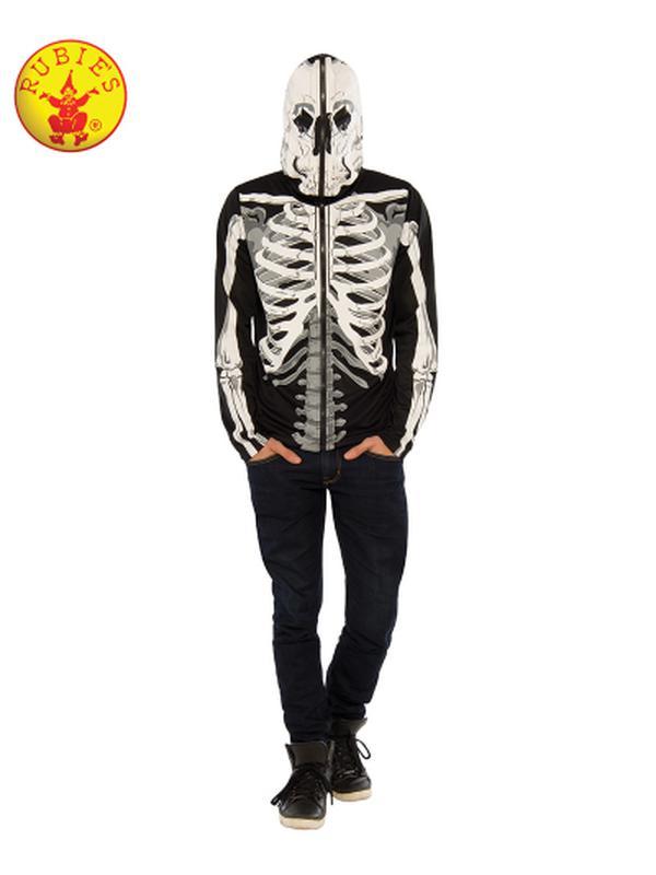 Skeleton Hoodie Size L - Jokers Costume Mega Store