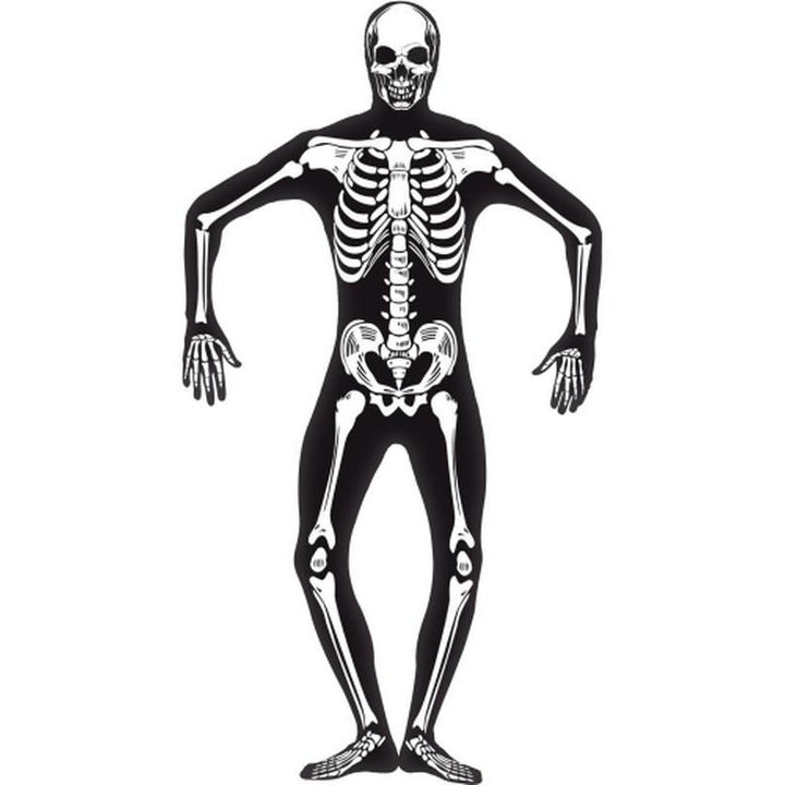 Skeleton Second Skin Costume, Adult - Jokers Costume Mega Store