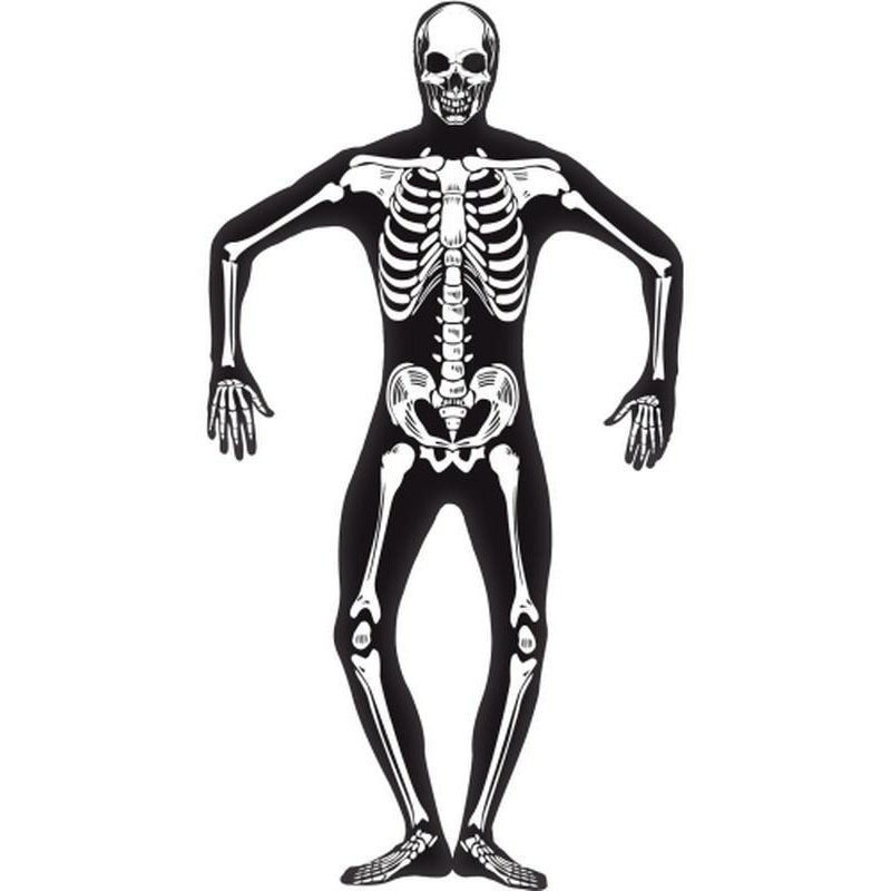 Skeleton Second Skin Costume, Adult - Jokers Costume Mega Store