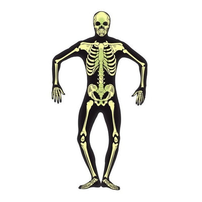 Skeleton Second Skin Costume, Adult - Jokers Costume Mega Store
