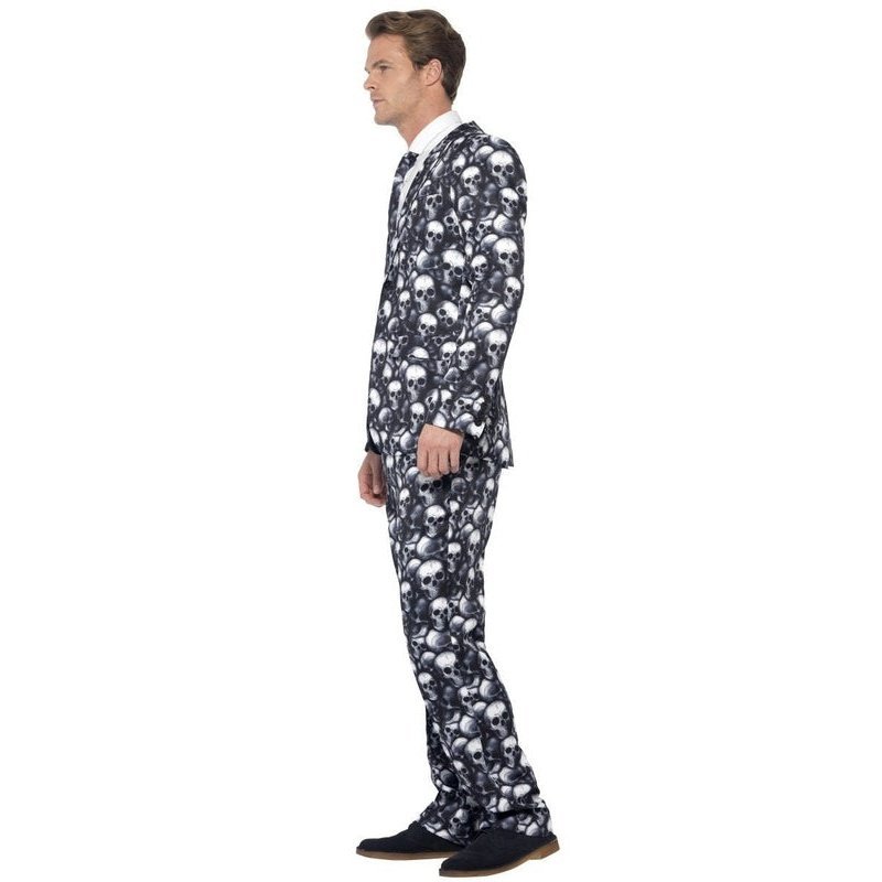 Skeleton Suit Black & White - Jokers Costume Mega Store