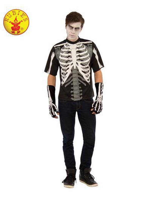 Skeleton Tshirt Size S - Jokers Costume Mega Store