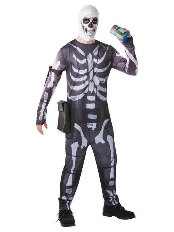 Skull Trooper Costume, Adult - Jokers Costume Mega Store