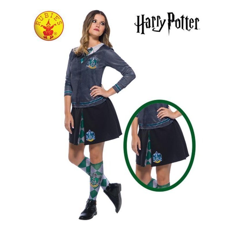 Slytherin Adult Skirt One Size - Jokers Costume Mega Store
