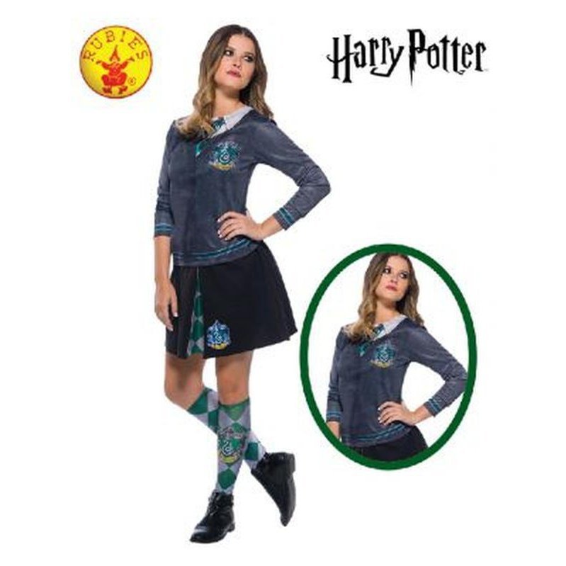 Slytherin Costume Top Adult Size Medium - Jokers Costume Mega Store