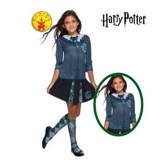 Slytherin Costume Top Size L - Jokers Costume Mega Store