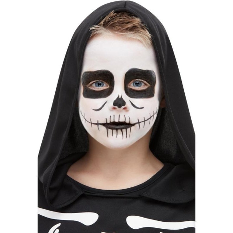 Smiffys Make Up Fx, Kids Skeleton Kit, Aqua - Jokers Costume Mega Store