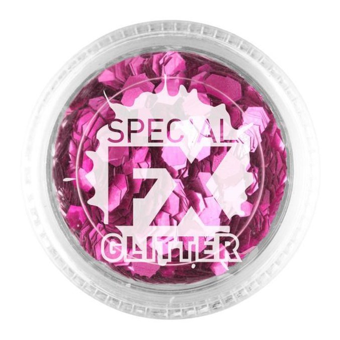 Smiffys Make Up Fx, Pink, Confetti Glitter - Jokers Costume Mega Store