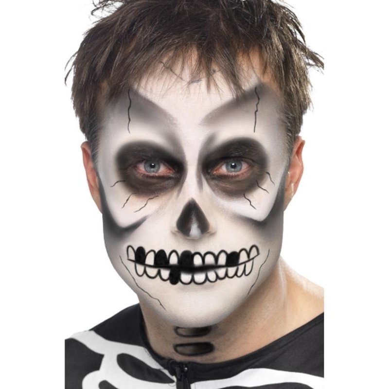 Smiffys Make Up Fx, Skeleton Kit, Black & White - Jokers Costume Mega Store