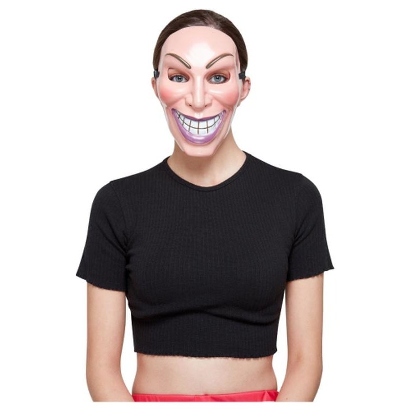 Smiler Mask, Female, - Jokers Costume Mega Store