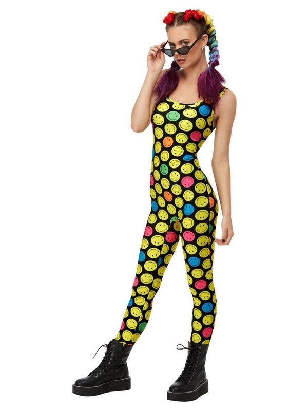 Smiley Unitard, Multi Coloured - Jokers Costume Mega Store