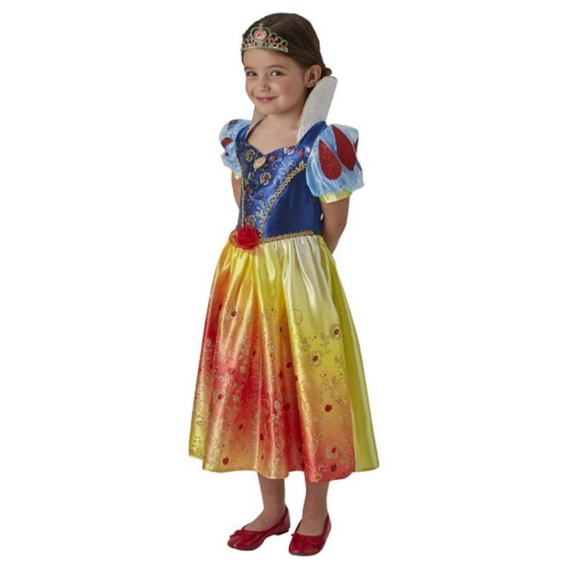 Snow White Rainbow Deluxe Costume Size 3 5 - Jokers Costume Mega Store