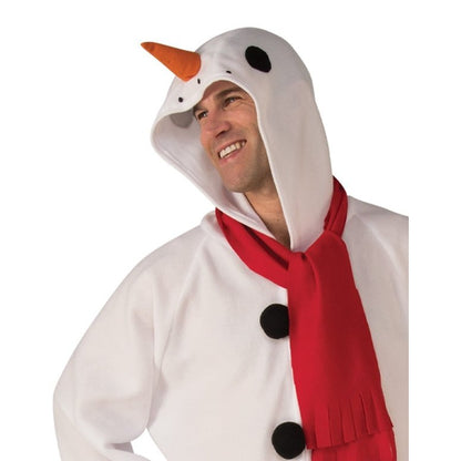 Snowman Onesie Jumpsuit, Adult - Jokers Costume Mega Store