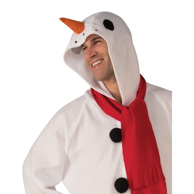 Snowman Onesie Jumpsuit, Adult - Jokers Costume Mega Store