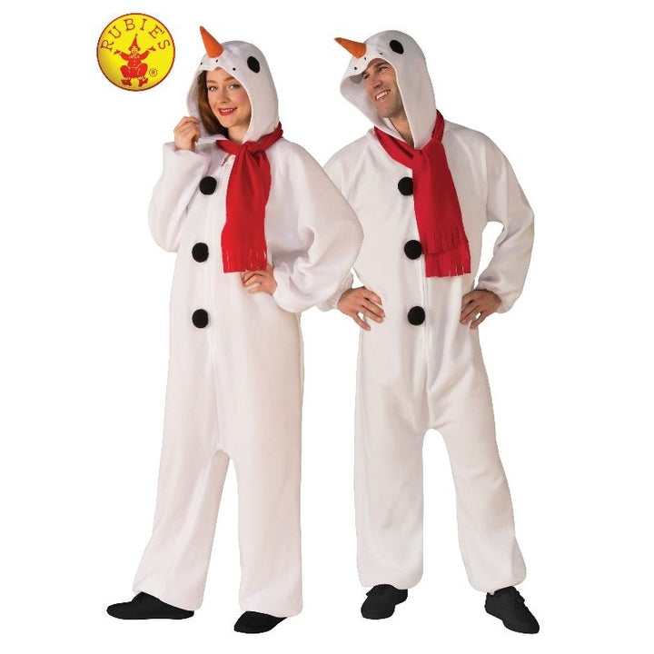 Snowman Onesie Jumpsuit, Adult - Jokers Costume Mega Store