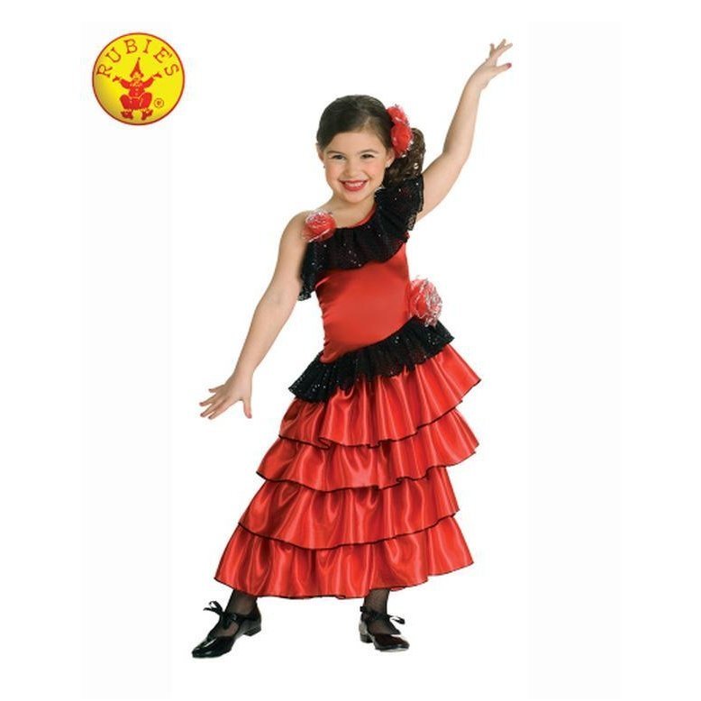 Spanish Princess Costume Child Size M - Jokers Costume Mega Store