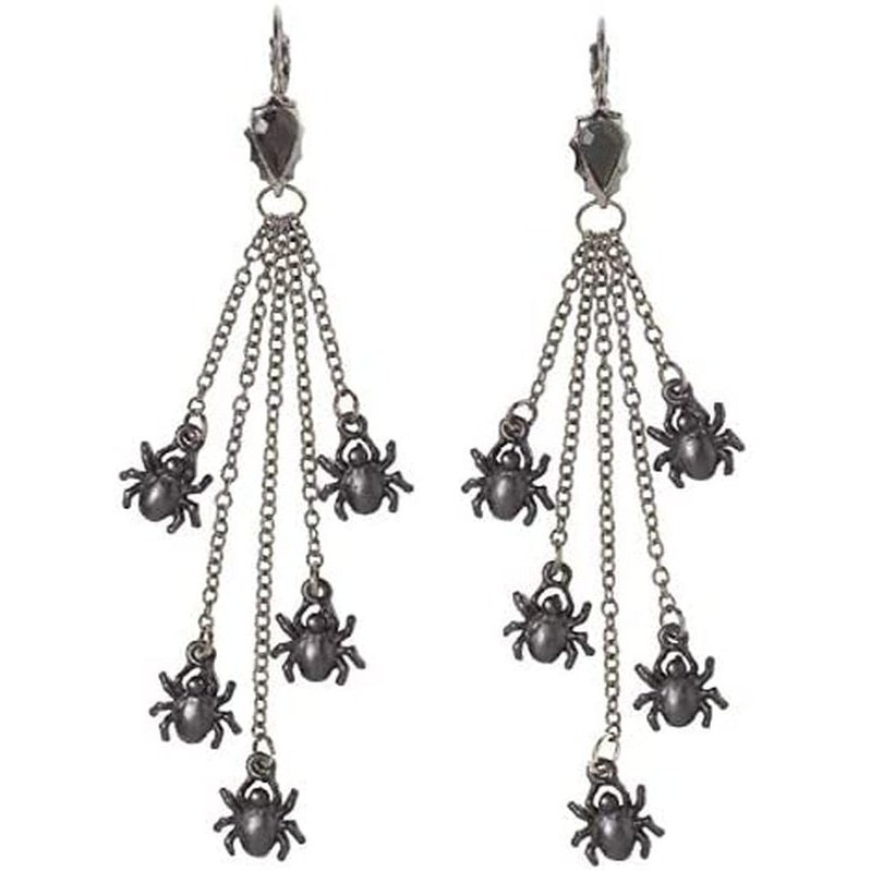 Spider Earrings Adult - Jokers Costume Mega Store