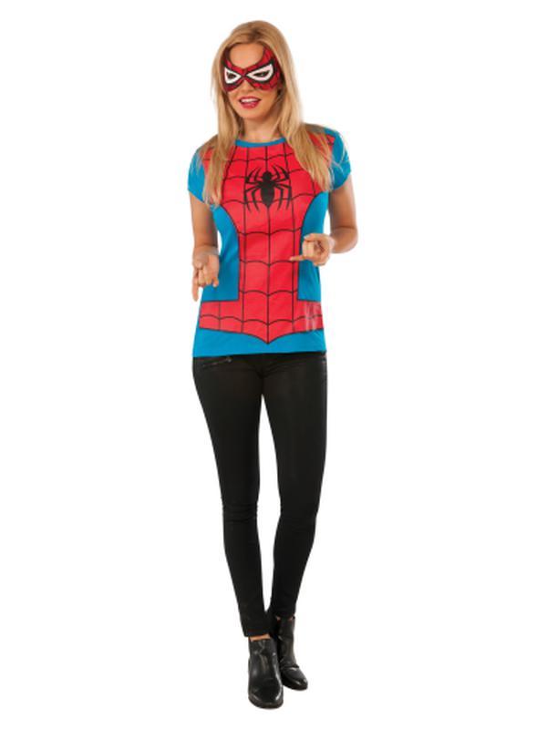 Spider Girl Tshirt Size L - Jokers Costume Mega Store