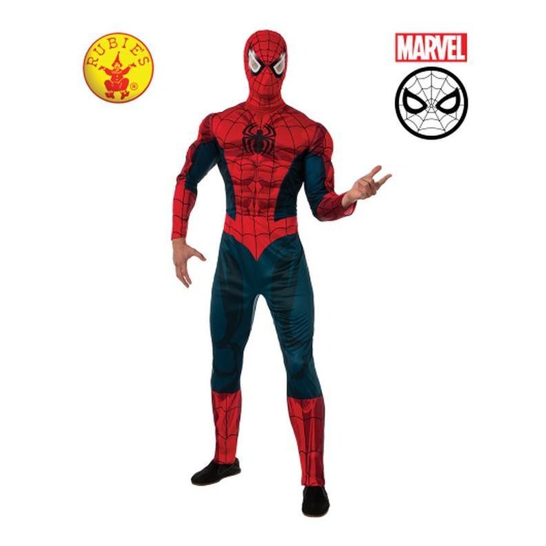 Spider Man Adult Costume Size Xl - Jokers Costume Mega Store