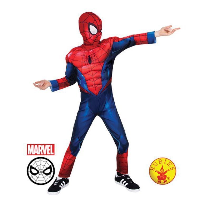 Spider Man Deluxe Costume Size 3 5. - Jokers Costume Mega Store