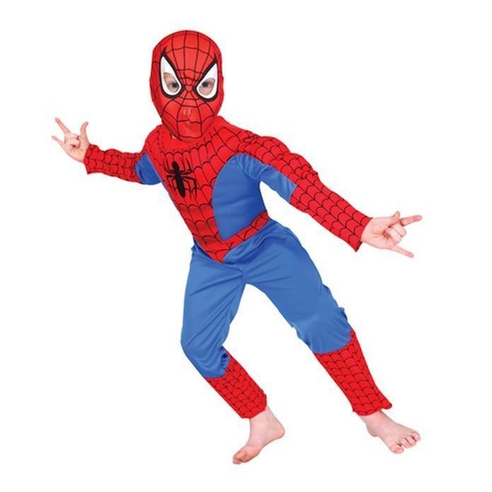 Spider Man Deluxe Costume Size 6 8 - Jokers Costume Mega Store