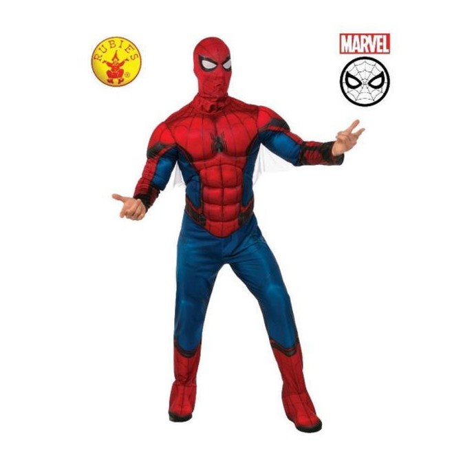 Spider Man Far From Home Deluxe Spider Adult Costume Xl - Jokers Costume Mega Store