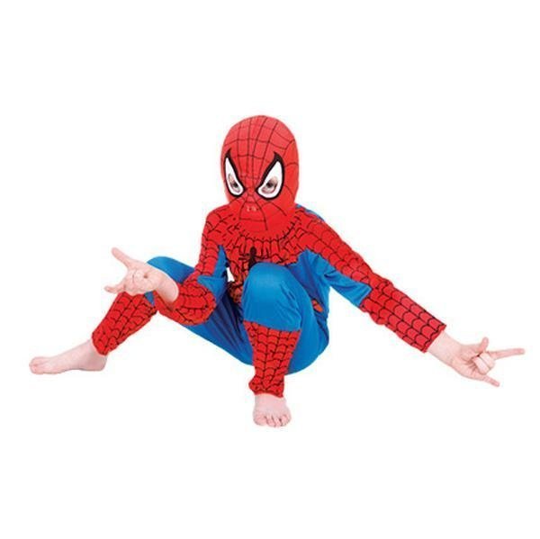 Spider Man Hangsell Costume Size 7 8 - Jokers Costume Mega Store